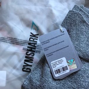 Gymshark Flex High Waisted Charcoal/Dusky Pink